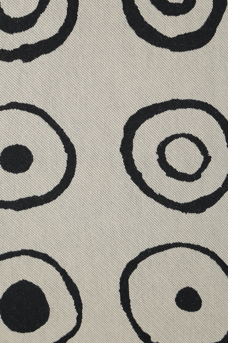 signature circles jacquard pillow