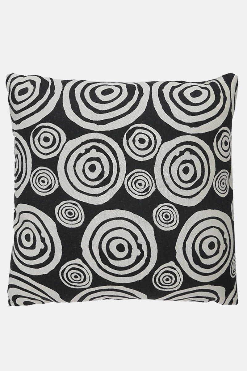 signature circles jacquard pillow