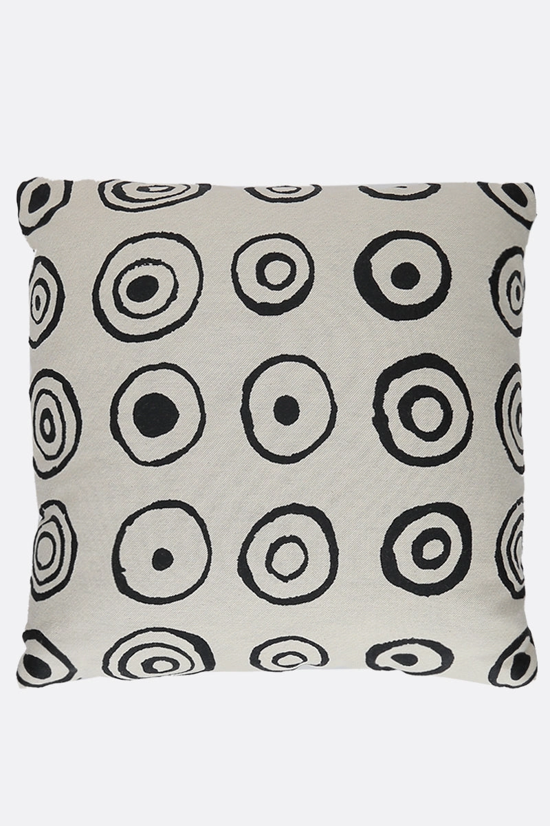 signature circles jacquard pillow