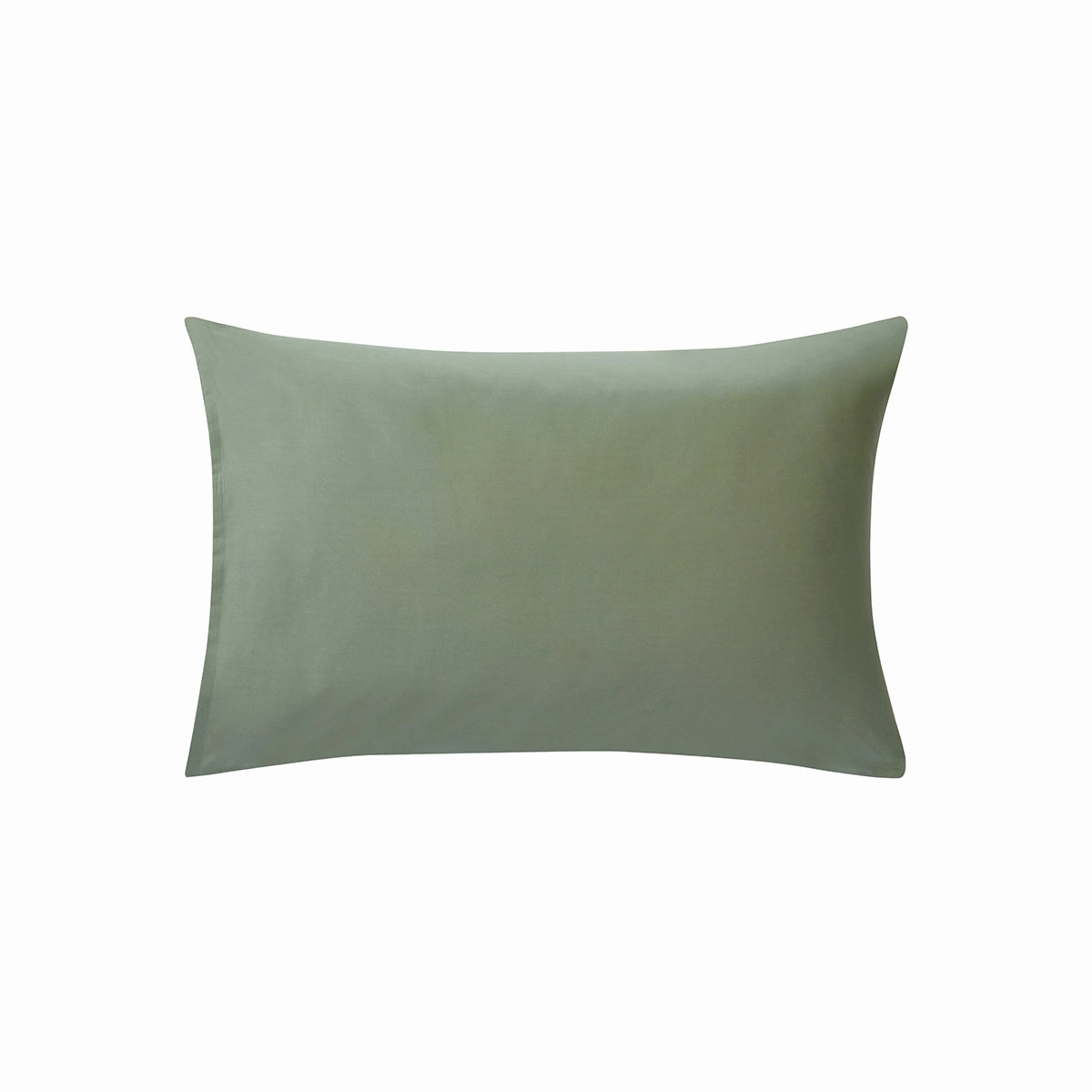 Slumber 100%Cotton Solid Green Pillow Case Set