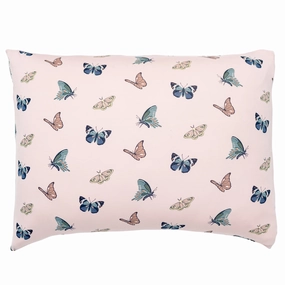 Standard Pillowcase in Blush Butterfly
