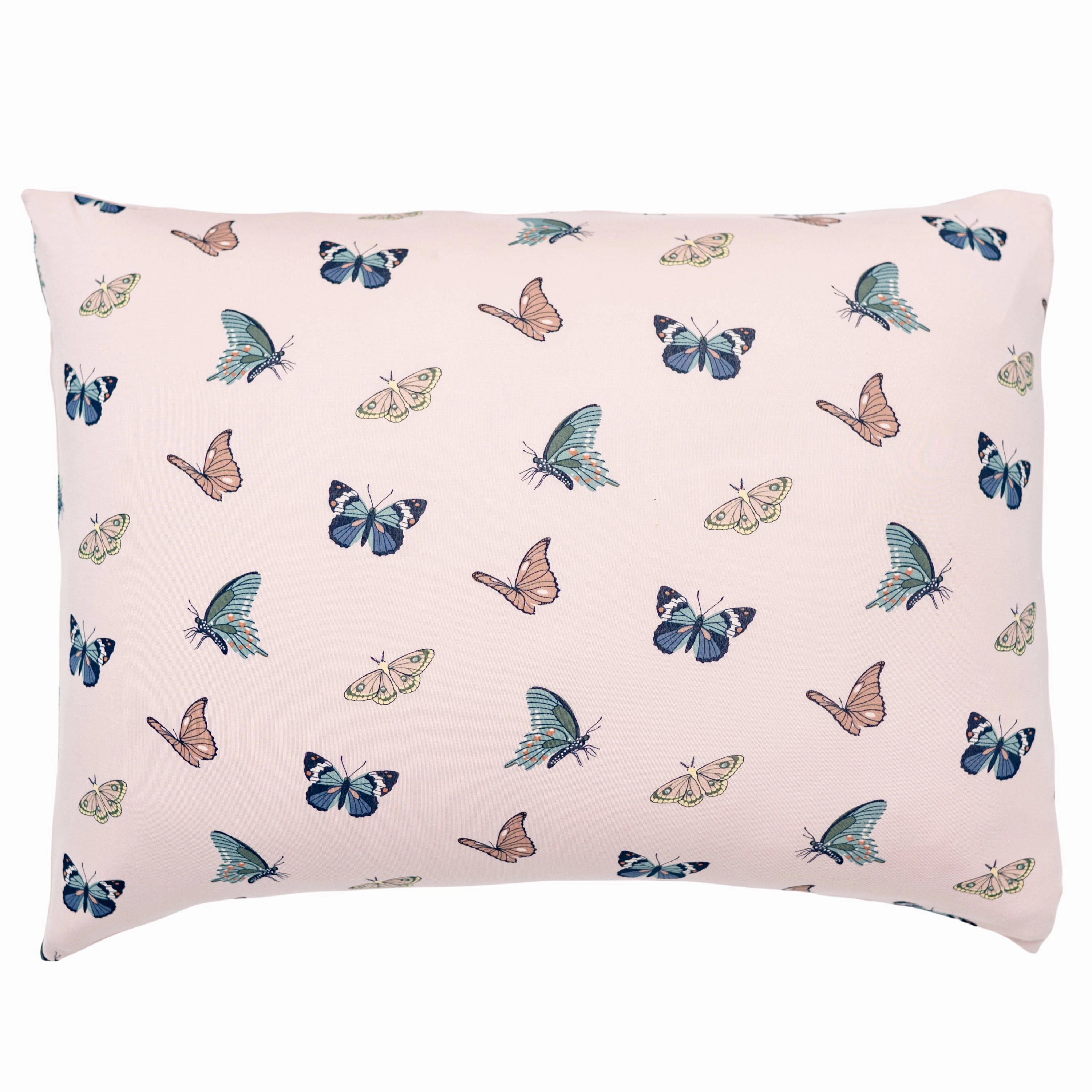 Standard Pillowcase in Blush Butterfly