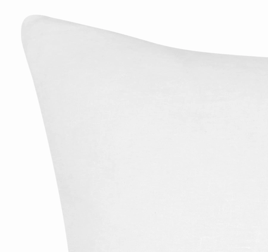 Stonewashed French Linen European Pillowcase White