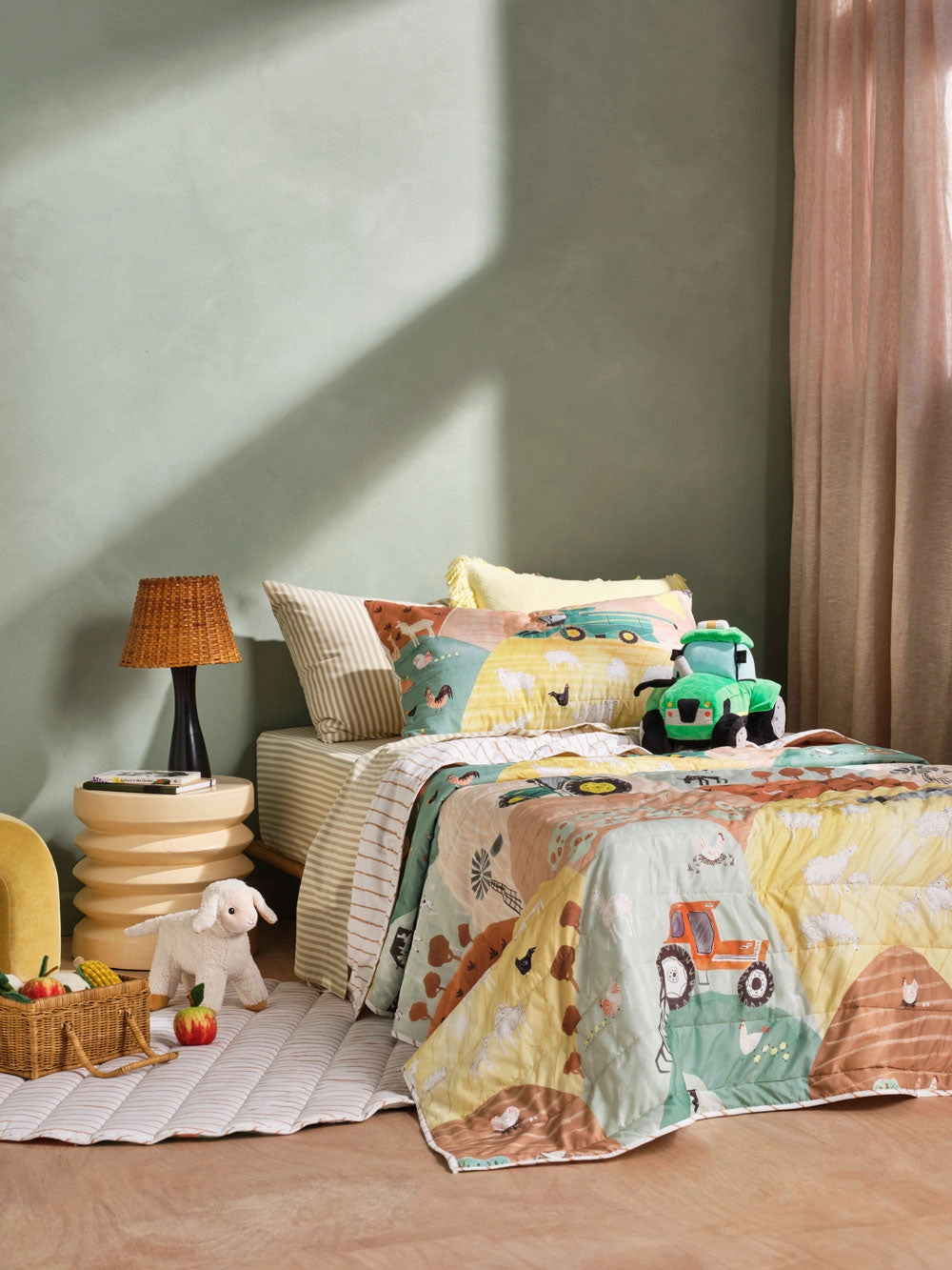 Sunset Harvest Coverlet Set by Linen House Kids