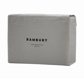 Temple Organic Cotton Mega Sheet Set Range Grey