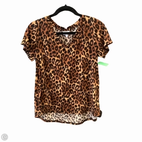 Top Short Sleeve By Lularoe In Animal Print, Size: S