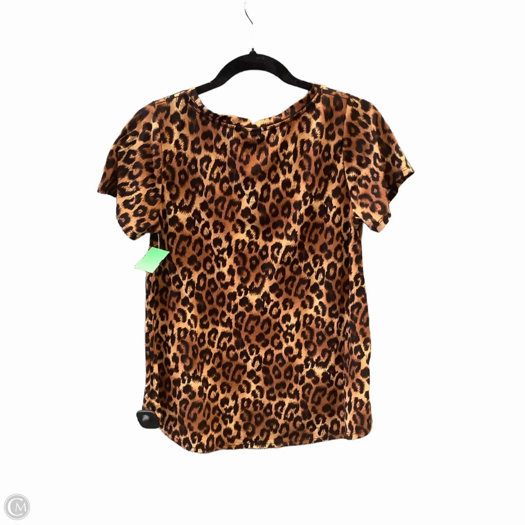 Top Short Sleeve By Lularoe In Animal Print, Size: S