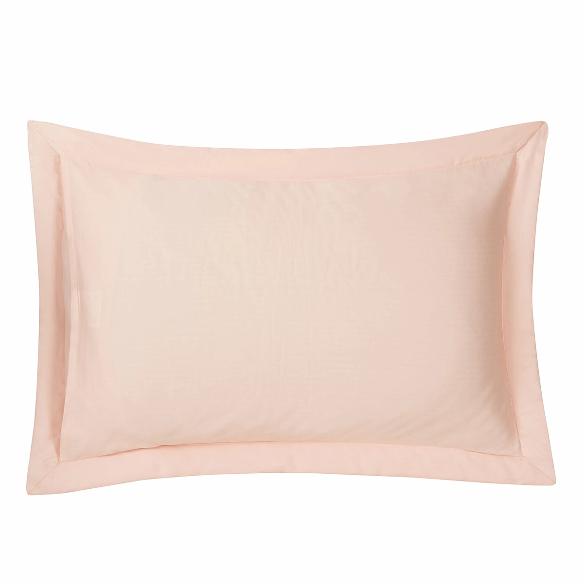 Tranquil Essence Lawn Leaflet Quilted Peach 2 PC Pillow Sham Set