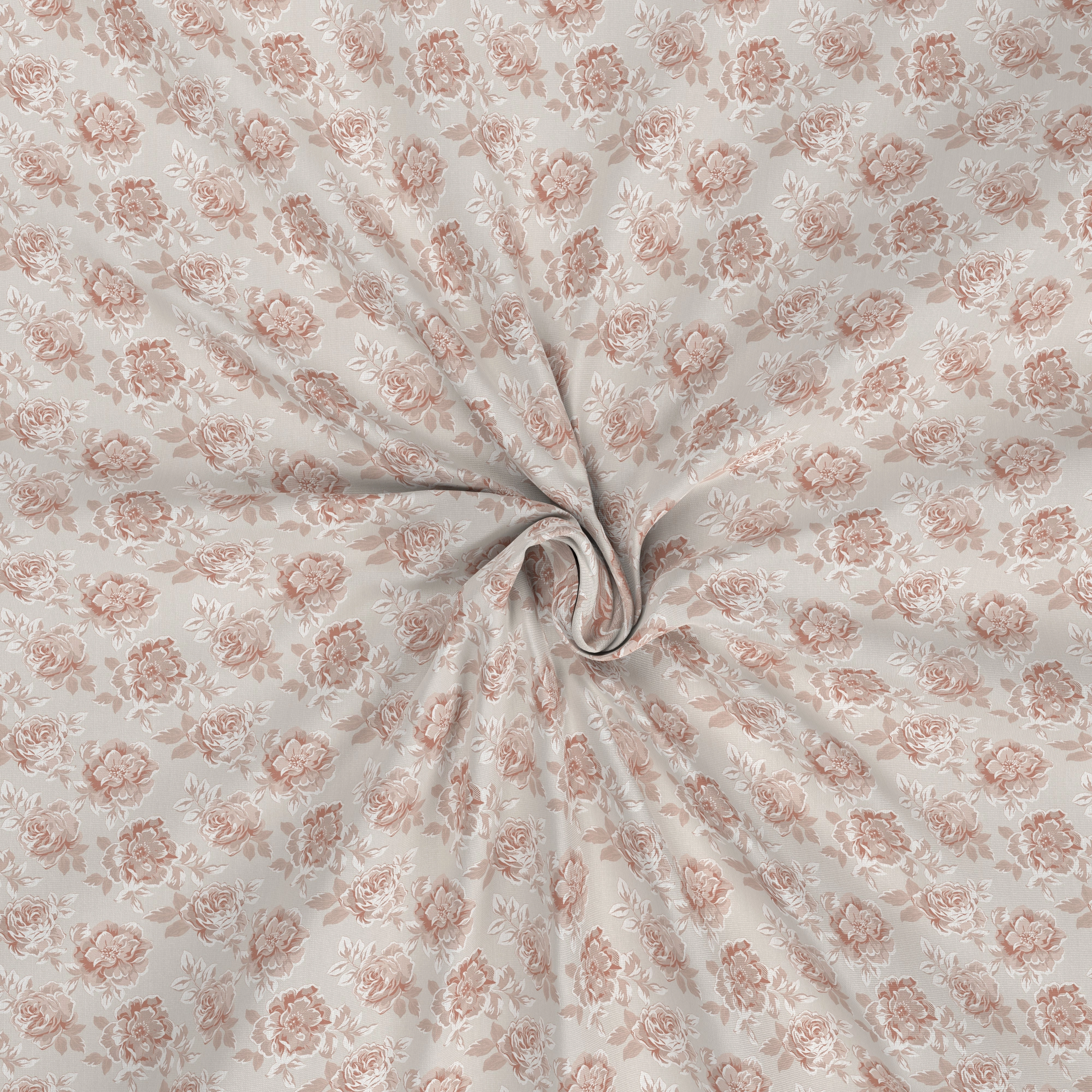 Tranquil Serenity Silvie 100%Cotton Printed Bed Sheet with Pillow Case Red