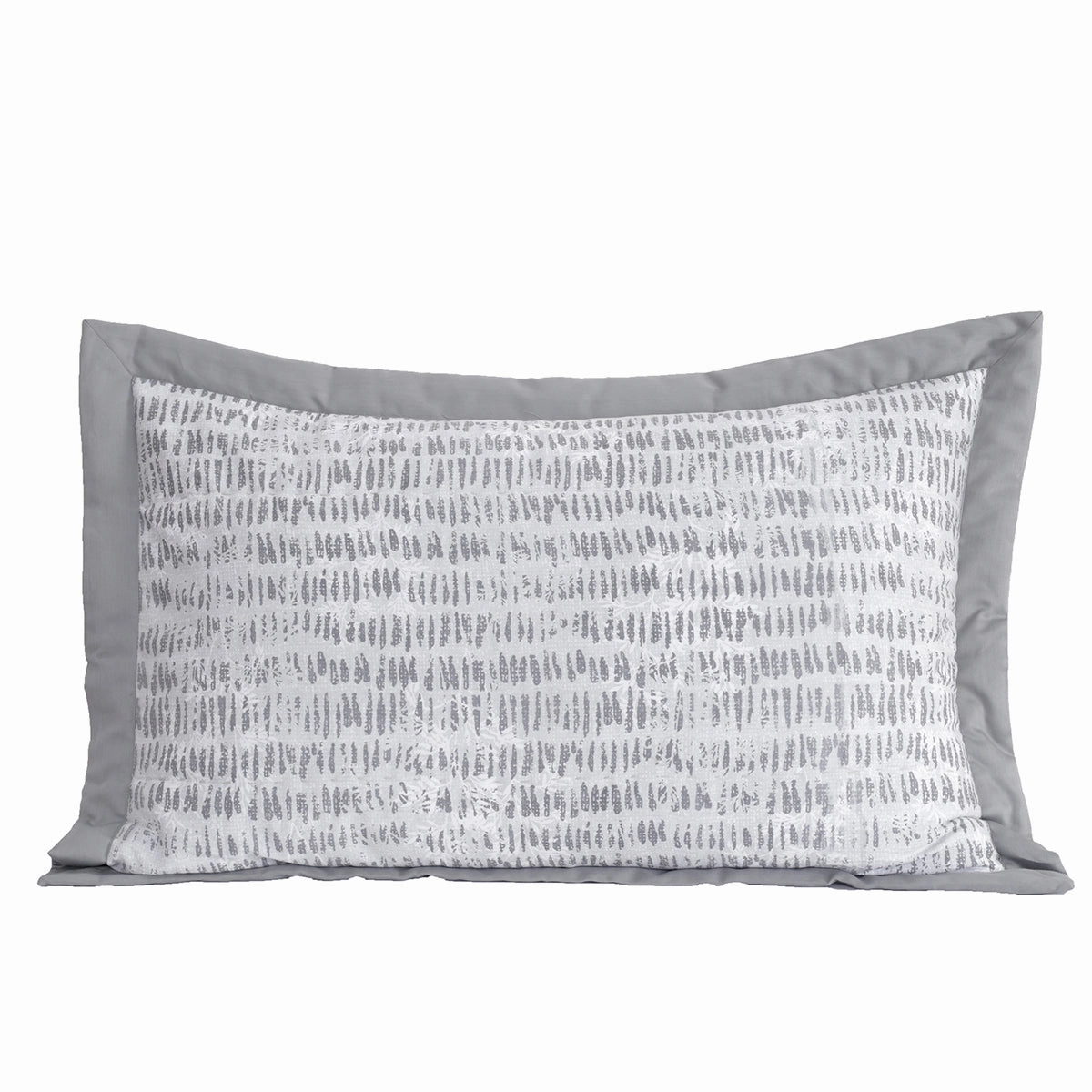 Traversed Line Hand Quilted 2PC Pillow Sham Set
