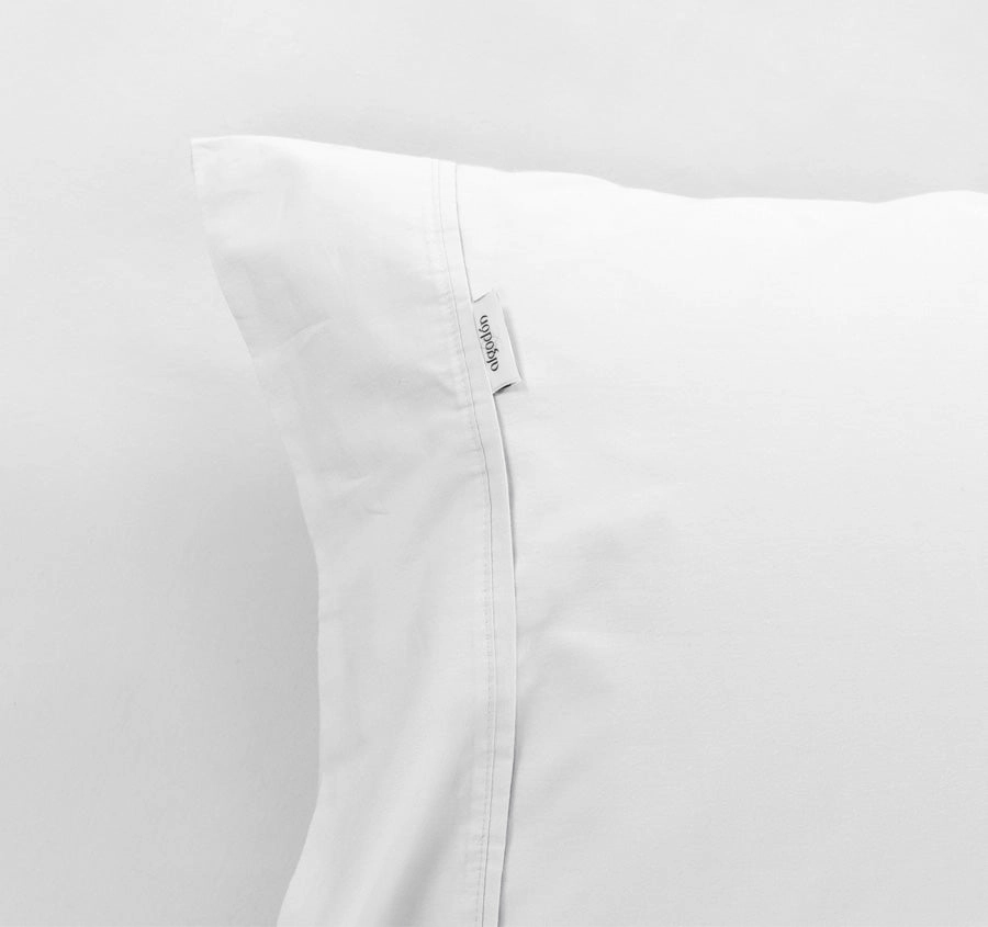 Tuscan Collection Cotton Percale Fitted Sheet Combo Set Range White