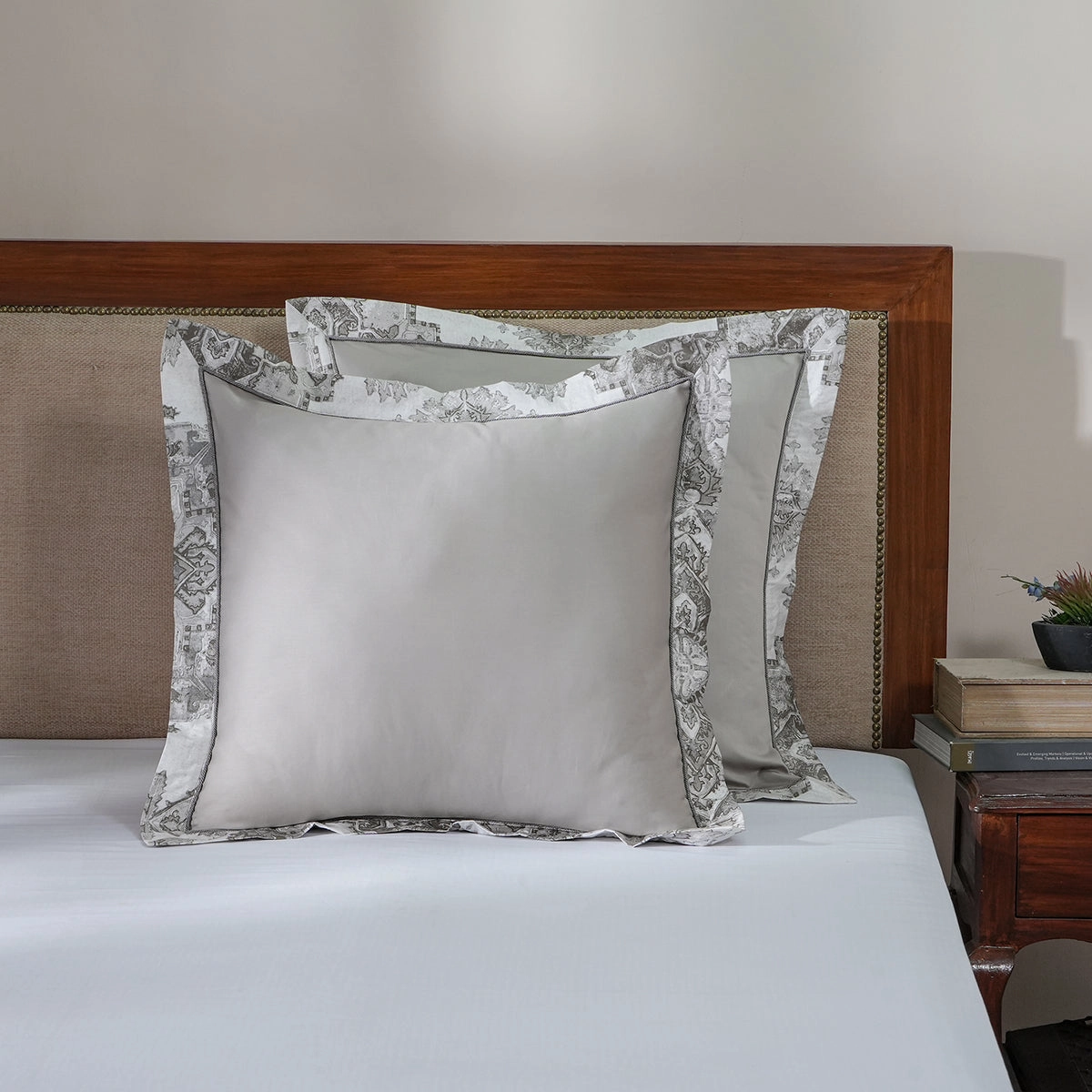 Utopian Regan Excessive Extreme Pillow Case Euro Set Of 2