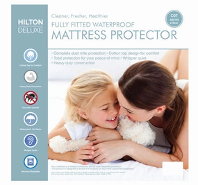 Waterproof Fitted Cot Mattress Protector
