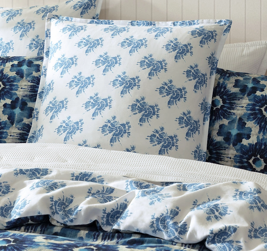Woolamai European Pillowcase Blue
