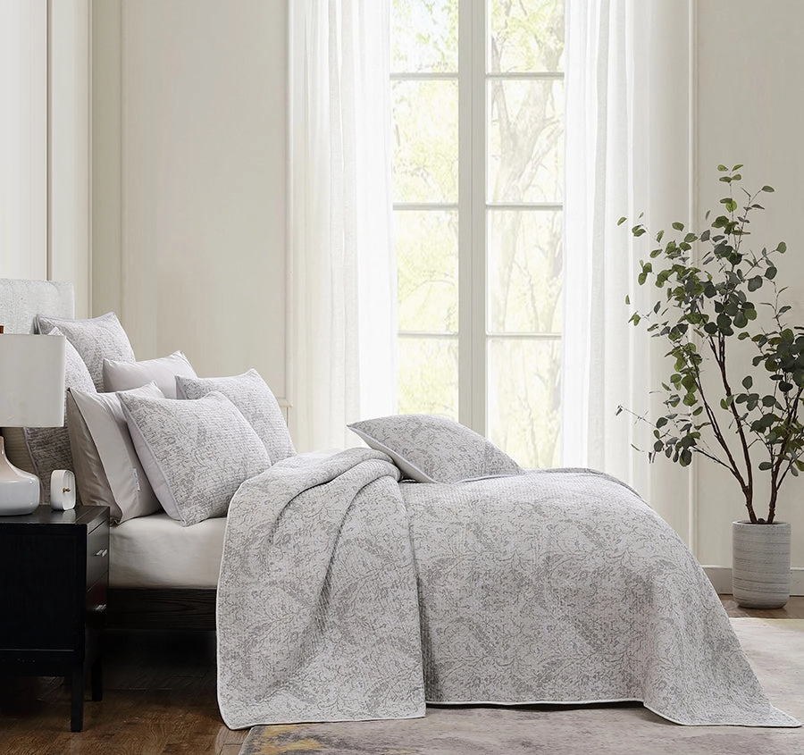 Wren Coverlet Set Ash