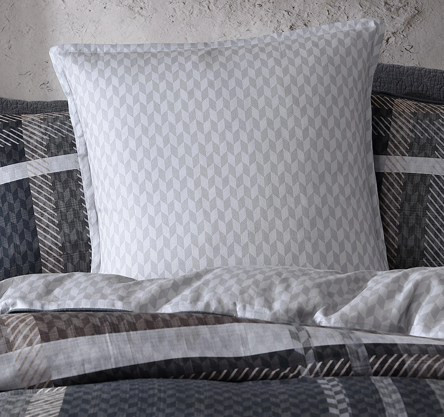 Yarmouth European Pillowcase Grey